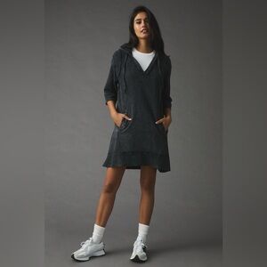 DAILY PRACTICE • Sport Hoodie Mini Dress gray size medium comfy cozy